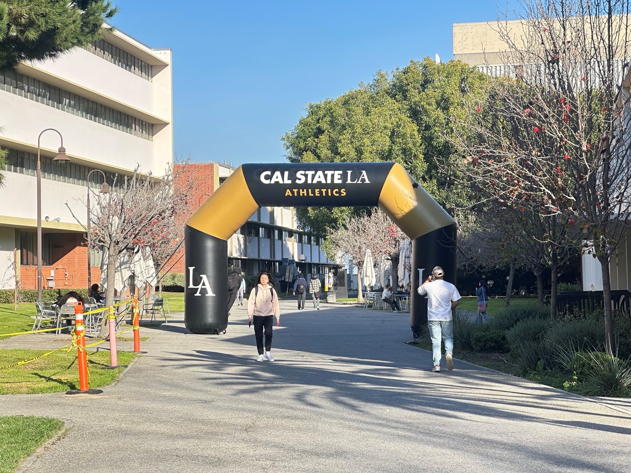 Campus walkway